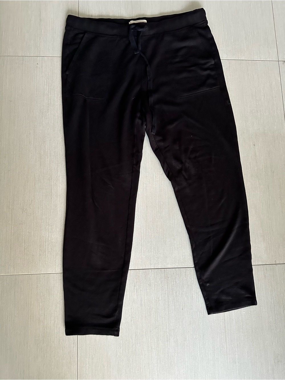 LOFT Black Men's Jogger Pants with Drawstring Waist
